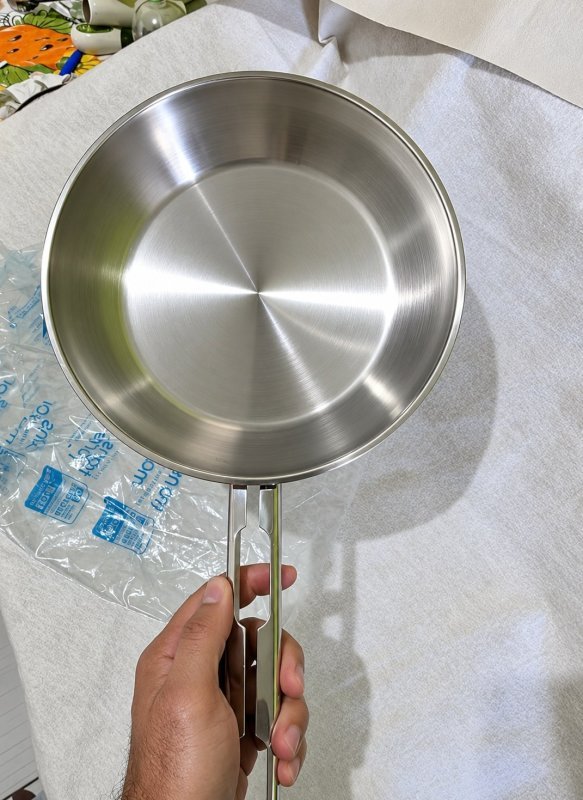 Frigideira Tramontina Allegra em Aço Inox com Fundo Triplo 24 cm 2,1 L