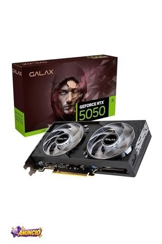 GPU NV RTX 5050 8GB BLACK GF 1-CLICK OC TECLAB LITE 128BITS GDDR6 GALAX 55NSL8MHDXRE