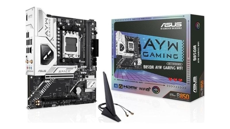 PLACA Mãe (AMD) ASUS B850M AYW GAMING WIFI DDR5 AM5