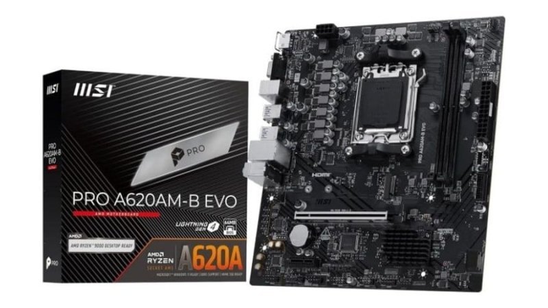 Placa Mãe Pro A620am-B Evo Am5