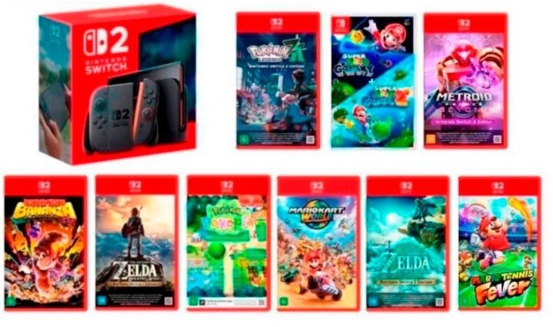 Console Nintendo Switch 2 + Jogo à sua Escolha