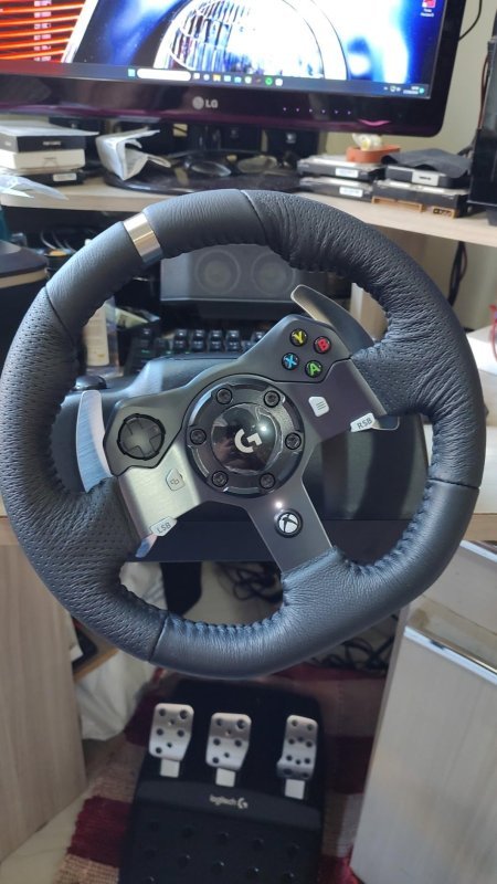 Volante de Corrida Logitech G Driving Force G920 TrueForce (Xbox One, Xbox Series, PC) + Frete Grátis