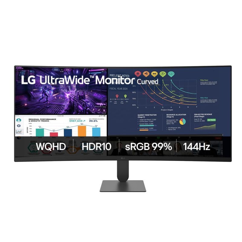 Monitor LG Ultrawide 34" 2K WQHD 144Hz