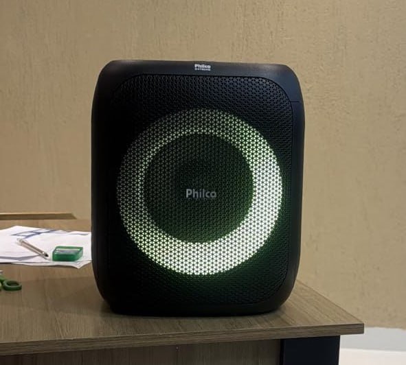 Caixa de Som Amplificada 380W Flash Lights Philco