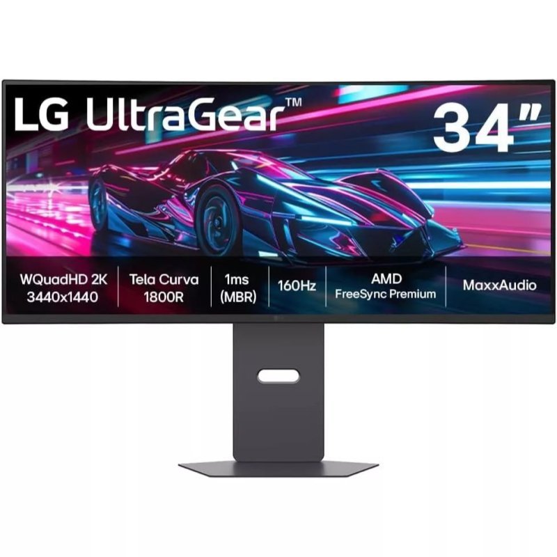 Monitor Gamer LG UltraGear™ Curvo 34" QuadHD 2K UltraWide 160Hz