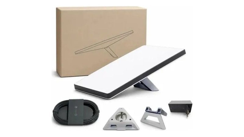 Antena Starlink Mini Internet Via Satélite Spacex Kit Compacto e Portátil