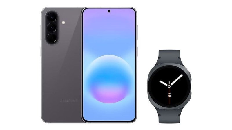 Galaxy A57 5G (128Gb) Cinza + Galaxy Watch8 Bt 40mm Grafite