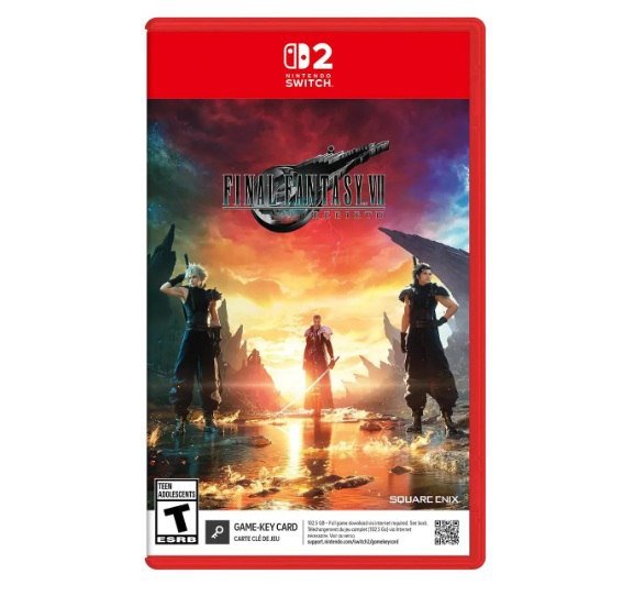 Jogo Final Fantasy VII Rebirth, Mídia Física, Switch 2
