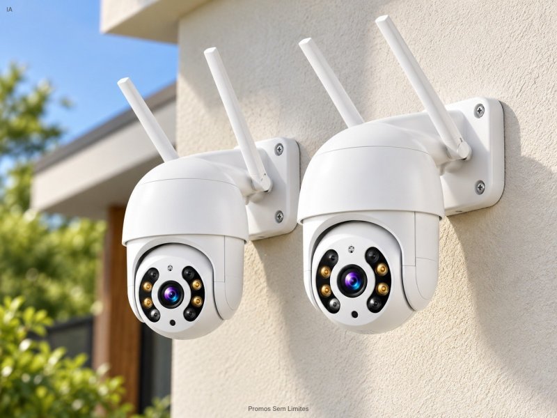 Kit com 2 Câmeras de Segurança Wi-Fi iCSee