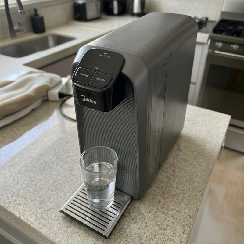 Purificador De Água Slimpure Bivolt Midea Cinza