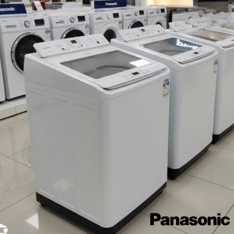 Máquina de lavar Intuitive+ Panasonic 19kg SmartSense Sistema Ciclone Dial Ciclo Pet Branca NA-F190A1W 127V