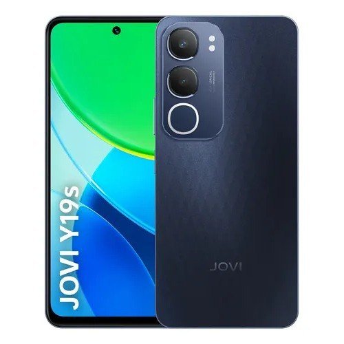 Smartphone Jovi Y19s 256GB, 4GB + 4GB RAM Expansível, Câmera 50mp, Bateria 5500mah, Carregamento 15w, Tela 90hz - Preto Safira