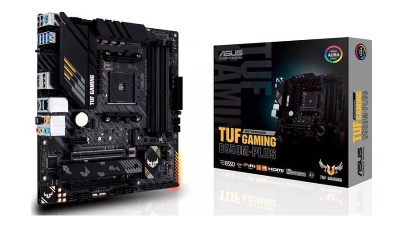 Placa Mãe Asus Tuf B550m Gaming Plus