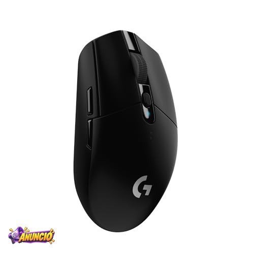 Mouse Gamer Sem Fio Logitech G305 LIGHTSPEED com 6 Botões Programáveis e Até 12.000 DPI - Preto