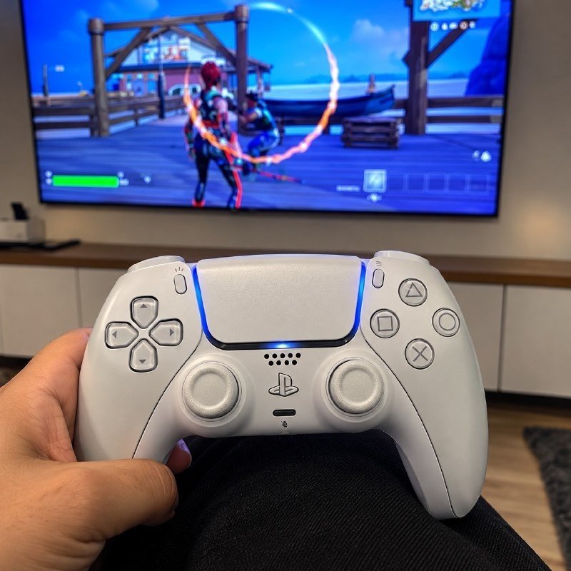 PlayStation Controle sem Fio DualSense Chroma Pearl + Frete Grátis