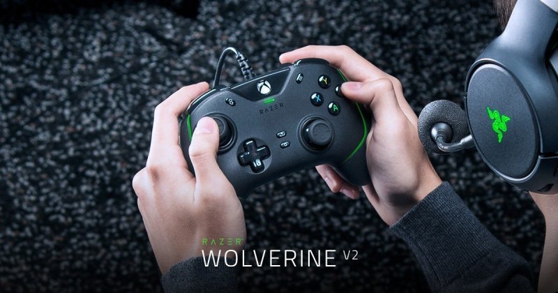Controle Razer Wolverine V2 para Xbox Series, One e PC - Preto