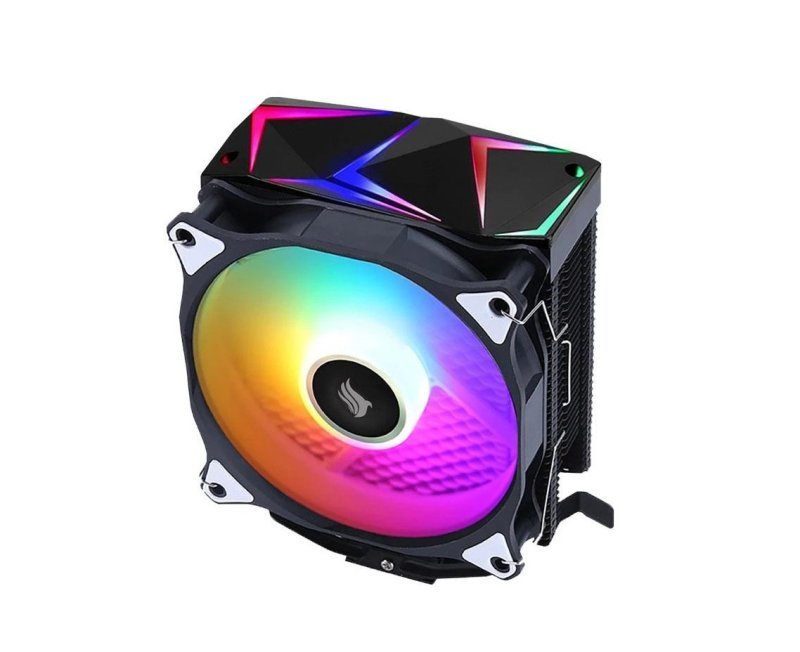 Cooler Para Processador Pichau Falcon, ARGB, 120mm, Preto