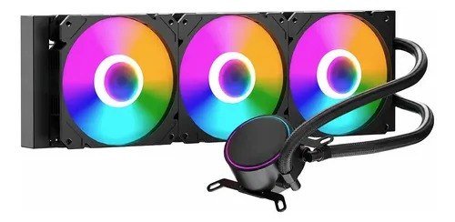 Water Cooler Mach1 Logic, Rgb, 360mm, Amd/intel, Preto-gk360 Preto