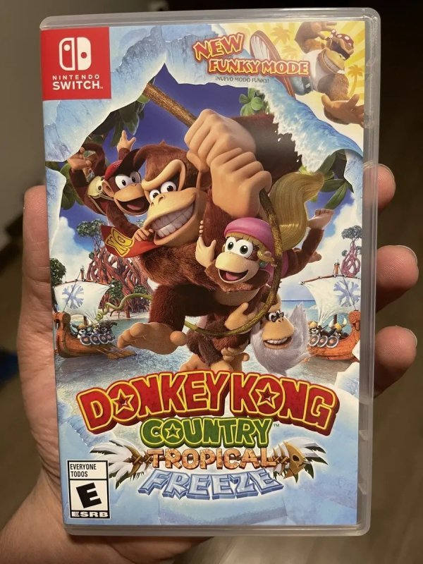 Jogo Donkey Kong Country Tropical Freeze Nintendo Switch - Físico + Frete Grátis