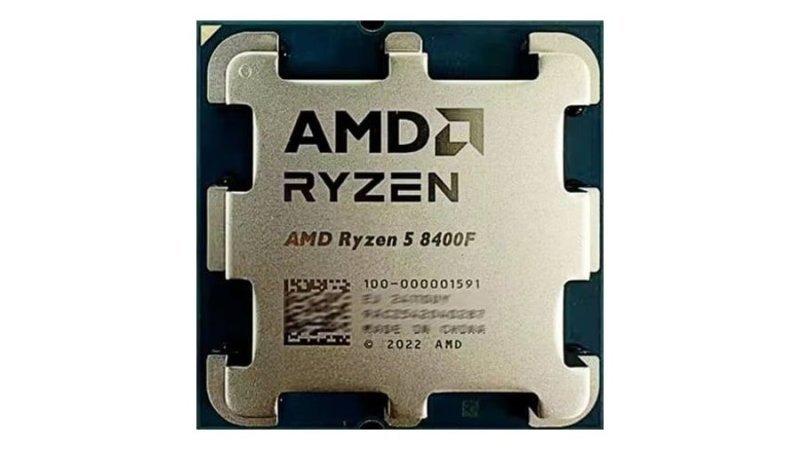 Processador AMD Ryzen 5 8400F, 4.2 GHz (4.7 GHz Max Turbo), Cache 22MB, 6 Núcleos, 12 Threads, AM5