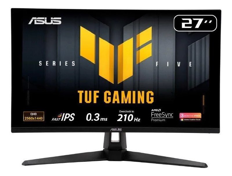 Monitor Gamer Asus Tuf Vg27aq5a 27 Qhd 210hz 0.3ms Fast Ips