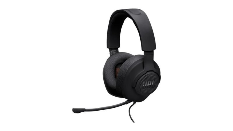 Jbl, Fone de Ouvido Com Fio, Quantum 100M2, Headset Gamer, Over Ear, Microfone Removível Preto