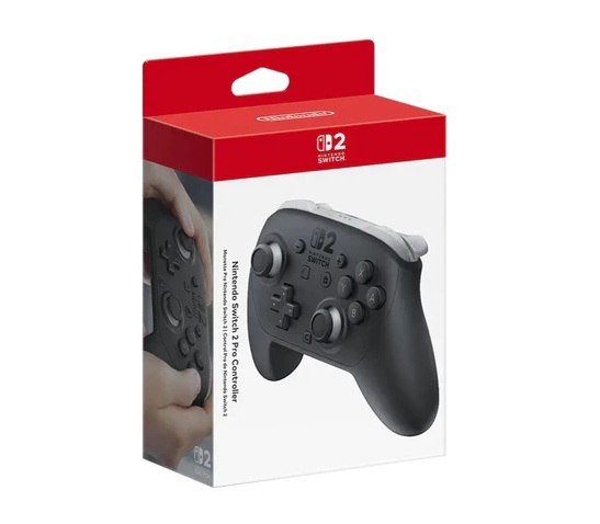 Controle Nintendo Switch 2 Pro Sem Fio Bluetooth - Preto