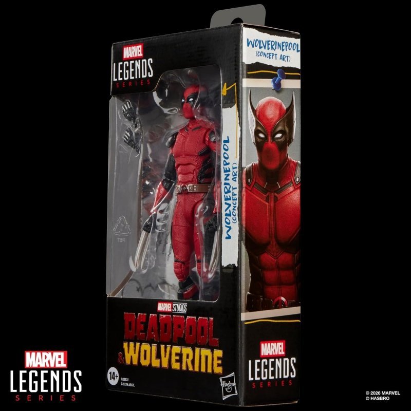 Marvel Legends Series Wolverinepool (Concept Art) Action Figure com Frete Grátis