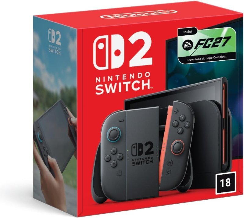 PRÉ-VENDA DO NINTENDO SWITCH 2 + EA SPORTS FC 27