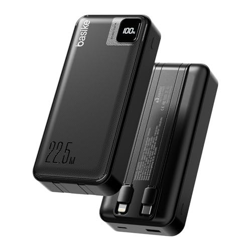 Basike Power Bank, Carregador Portátil Universal 20000mAh, Rápido 22,5W