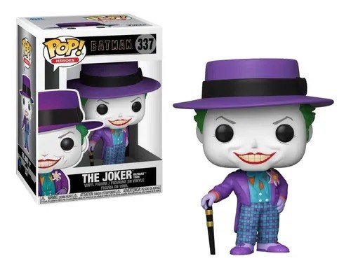 Batman 1989 Boneco Pop Funko Coringa Joker #337