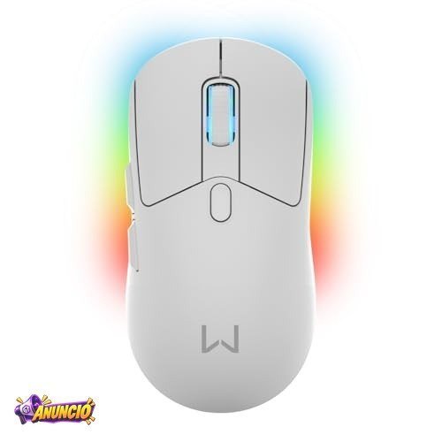 Mouse Magnus (Wireless) com Base Branco Warrior - MO422