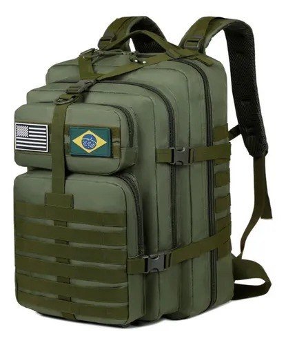 Mochila Tática Impermeável Militar Reforçada Grande 50litros