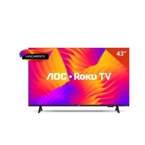 Smart TV AOC 43" FHD Roku tv