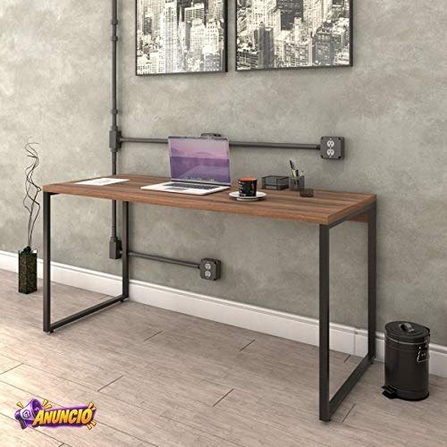 Mesa para Escritório Office Estilo Industrial 1,50m Kuadra, Compace