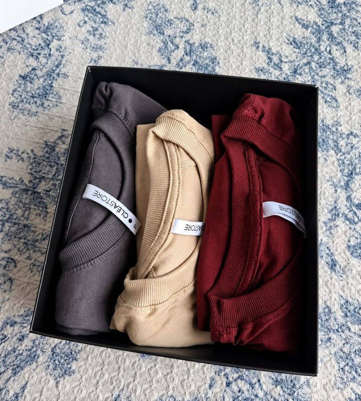Kit 3 T-shirts Oversized Intense Algodão Cléa Store