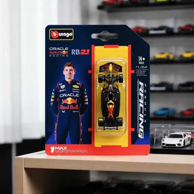 Miniatura da Red Bull RB21 do Verstappen