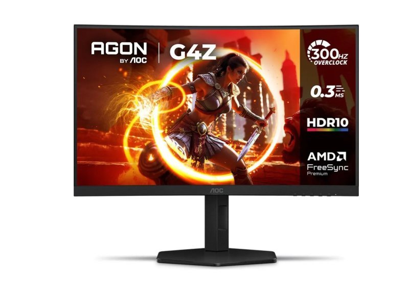 Monitor Gamer Curvo AOC AGON G4Z 27" 300Hz 0,3ms HDR10 Base Ajustável C27G4Z/P Preto