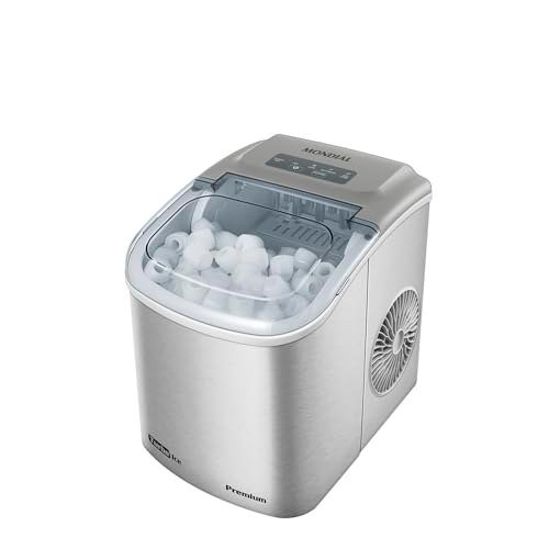 MONDIAL Máquina de Gelo Turbo Ice Premium, Cinza, 220V - MG-12-GI