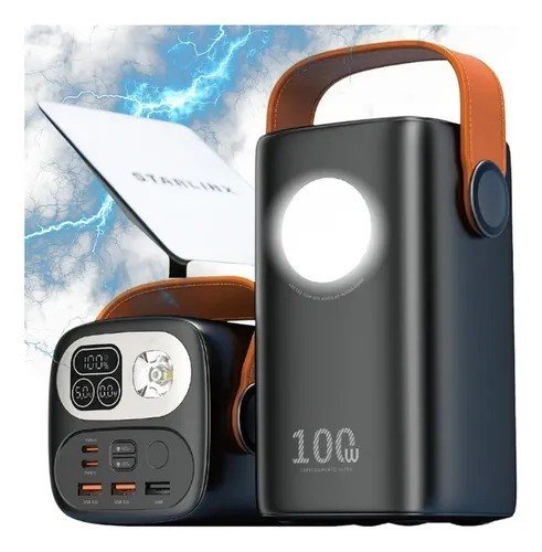 Power Bank 60.000mah 100w Para - Starlink Mini Ultra Rápido Carregador Portátil
