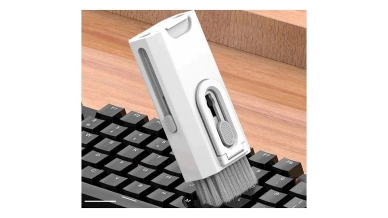 Kit De Escova De Limpeza De Teclado 8 Em 1 Multifuncional