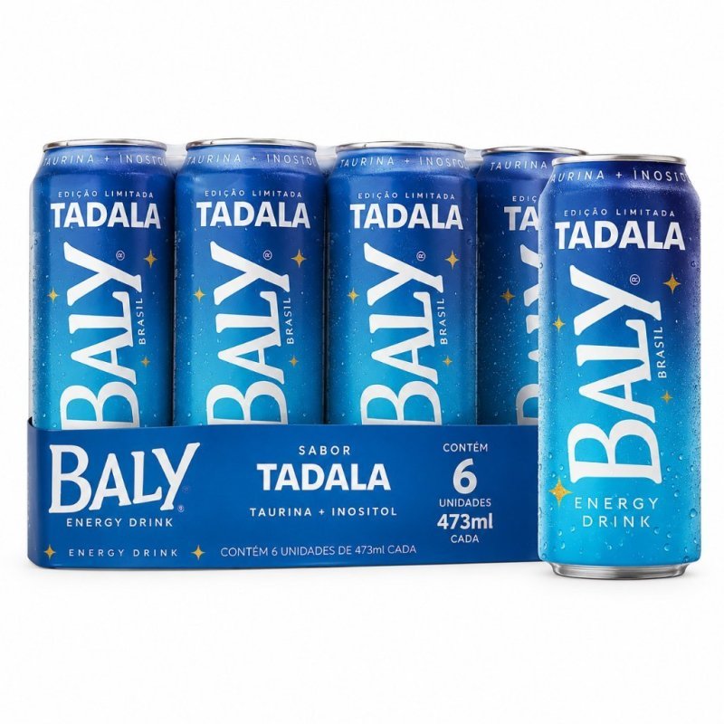 Energético Baly Tadala Latão Pack C/6 Unid. 473 Ml