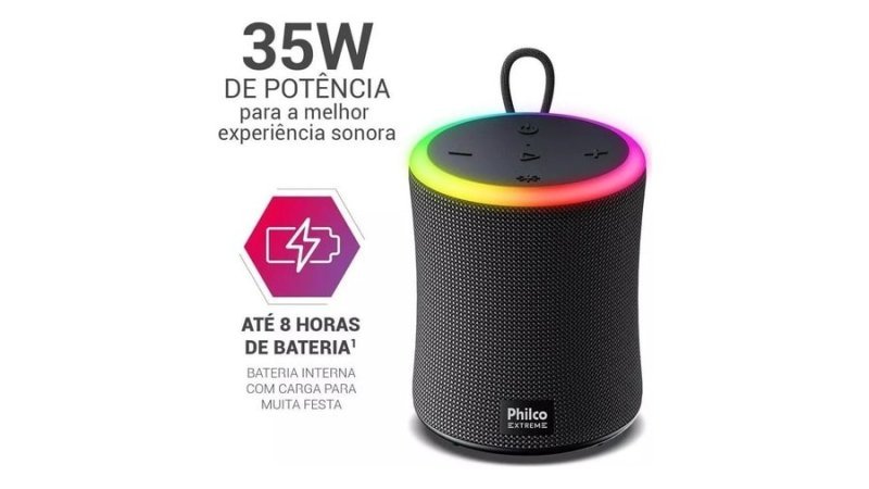Caixa de Som Speaker Philco Extreme 35W Pbs35