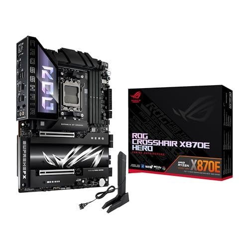 ASUS Placa-mãe ROG Crosshair X870E Hero AMD X870E AM5 ATX