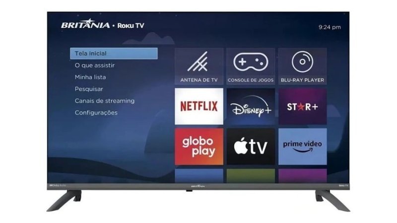 Smart Tv 40” Britânia B40cra Full Hd Wi-Fi Hdmi Usb Conversor Digital