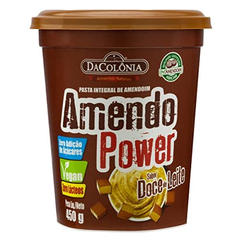 DaColônia AmendoPower Pasta de Amendoim Doce de Leite 450g