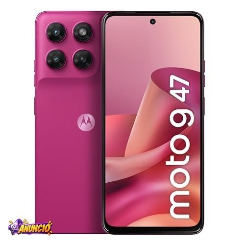Smartphones Motorola Moto G47 5G - 128GB 4GB RAM + 8GB RAM Boost, Camera 50 MP Sony LYTIA 600, Tela FHD+ de 120hz - Rosa