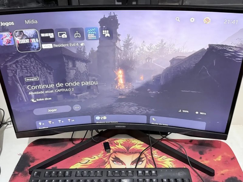 Monitor Gamer Samsung Odyssey G5, 27", QHD, 165Hz Cor Preto + Frete Grátis