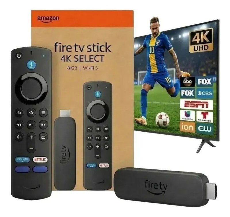 Amazon Fire TV Stick 4K Wi-Fi 6 com Alexa