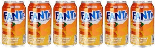 Pack de Fanta Laranja Zero lata 350ml 6 unidades